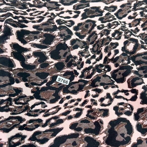 Parker Black Mini Dress Womens 16 JoJo One Shoulder Ruffle Leopard Print new - Picture 12 of 12